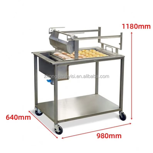 Máquina Semiautomática Popular para Glasear Donas de Diferentes Sabores, Máquina para Recubrir Donas con Chocolate - Product Image 2