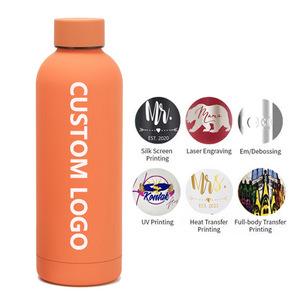 Deportes boca estrecha doble pared SS al aire libre aislado botellas de agua de acero inoxidable beber frascos de vacío para fitness - Product Image 3