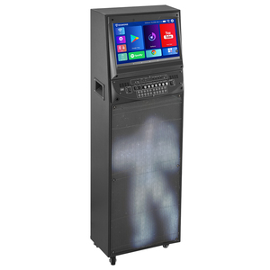 Công suất cao kép 10 inch máy karaoke màn hình Wifi Loa KTV Hệ thống loa thông minh Lyric hiển thị nhảy múa ánh sáng rạp hát tại nhà - Product Image 3