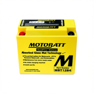 แบตเตอรี่รถจักรยานยนต์ MOTOBATT ใหม่ MBT12B4 12V 11Ah agm แผ่นรองแก้วแบบดูดซับเทคโนโลยีชาร์จได้ - Product Image 3
