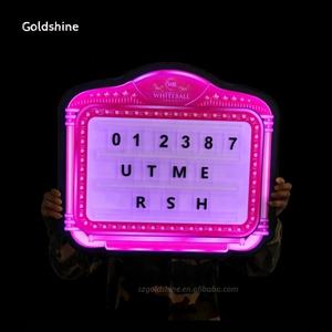 Presentador de botellas LED VIP Glorifier Display Letters Billboard Sign Nightclub Lounge Precio de fábrica Control remoto Números luminosos - Product Image 3