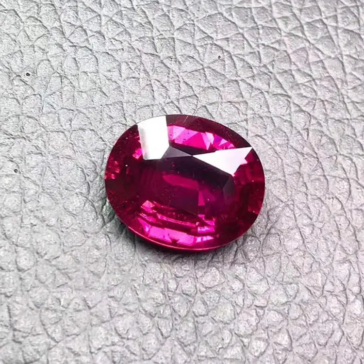 SGARIT nouveau style personnalisé fabrication de bijoux avec pierres précieuses en vrac 5.48ct naturel Rubellite tourmaline rouge