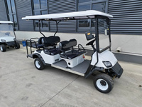 Voitures de golf électriques chinoises 3-4 places avec batterie lithium 48V 72V, prix de gros, import, sièges arrière pour terrains de golf