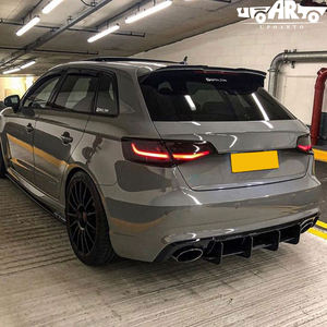 Haosheng-Aileron de toit arrière en carbone pour Audi <span class=keywords><strong>A3</strong></span> 8V Hatchback 2014 - 2020 - Product Image 5