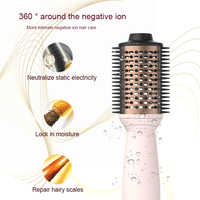 Ulelay-Brosse à cheveux professionnelle électrique, 650W, sèche-cheveux, peigne, brosse à air chaud, styler, une étape, sèche-cheveux et volumateur