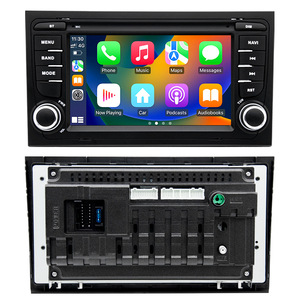 TOPSOURCE Autoradio Android con Display IPS da 7 Pollici per <span class=keywords><strong>Audi</strong></span> <span class=keywords><strong>A4</strong></span> con Navigazione e Interconnessione CarPlay - Product Image 5