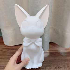 Meilleure vente DIY <span class=keywords><strong>Gigi</strong></span> Cat Résine Blanc Embryon Graffiti Noël Tirelire Enfants Creative À La Main Ornements Peints À La Main - Product Image 2