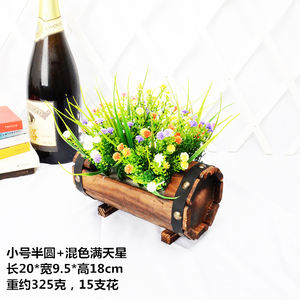 Dropshipping <span class=keywords><strong>Pot</strong></span> de fleur en bois carbonisé Plante succulente Jardinière en <span class=keywords><strong>pot</strong></span> Jardin extérieur Décoration de la maison - Product Image 5