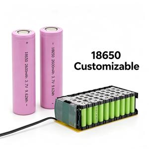 Batterie au lithium LiFePO4 3,7 V 18650 pour vélos électriques européens, 2500 mAh, 1000 cycles, longue portée, performance stable - Product Image 1