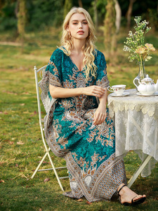 High Quality <strong>Plus</strong> <strong>Size</strong> Loose Maxi Dress Muslim <strong>Kaftan</strong> Moroccan <strong>Kaftan</strong> <strong>Plus</strong> <strong>Size</strong> Women Dress off Shoulder Dresses - Product Image 3