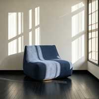 Fauteuil de repos gonflable 1 place en PVC souple et tissu, moderne et écologique, pour invités, approvisionnement en gros usine