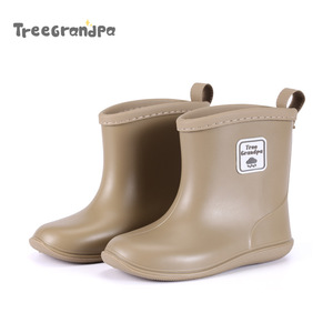Bottes de pluie en PVC pour <span class=keywords><strong>enfants</strong></span>, antidérapantes, à semelles souples, légères, mi-mollet, unisexes, pour garçons et filles, chaussures imperméables pour tout-petits - Product Image 4
