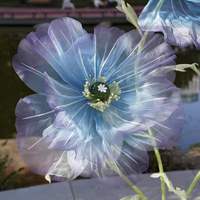 Grandes fleurs artificielles avec support, florales artisanales pour jardin, mariage, fête, hôtel, bureau, galerie d'art, vitrine