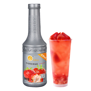 Blueberry trái cây bột giấy mứt dâu xoài xi-rô thành phần cho trà bong bóng chất lỏng ngọt trong chai từ cửa hàng trà sữa - Product Image 1