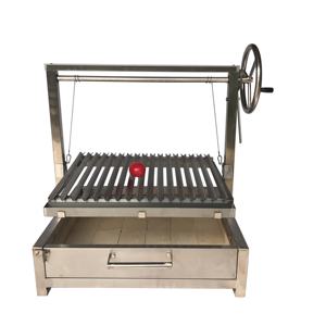 Parrilla Gaucho Popular Empotrada con Ladrillos Refractarios, Estilo Santa María - Product Image 1