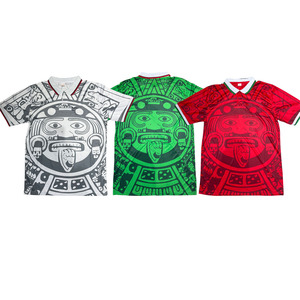 Maglie da <span class=keywords><strong>Calcio</strong></span> Personalizzate in Poliestere per il Messico, Nuovo Design, Uniformi da <span class=keywords><strong>Calcio</strong></span> per Squadre - Product Image 1