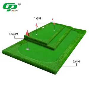 Tikar Latihan Golf Profesional Lapangan Golf Mini Luar Ruangan Dalam Ruangan Mini Tikar Latihan Rumput Golf Berlatih Menempatkan Hijau