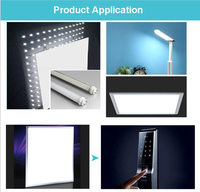 Film de diffusion LED translucide en PET souple de 0,21 mm sur mesure, plaque guide de lumière pour boîte lumineuse, électronique grand public de haute qualité