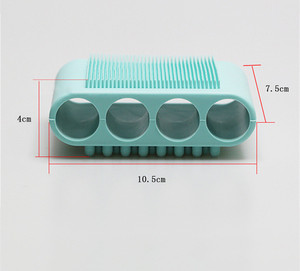 Double Sides Silicone Washing Brush Pot Pan Sponge Scrubber, Bathroom Wash Cleaning Houseware - Product Image 2