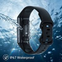 Jam Tangan Pintar C68V1 Layar AMOLED 1.1" Selalu Aktif Tahan Air IP67 Pelacak Kebugaran dengan Monitor Suhu Tubuh dan Detak Jantung