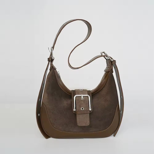 Bolso de hombro de cuero genuino de lujo, elegante, de alta calidad y gran capacidad para mujer. - Product Image 3