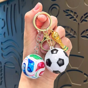 Nouveau design 2026 – Porte-clés de football 3D – <span class=keywords><strong>Mousqueton</strong></span> étanche pour sacs à dos, souvenir et cadeau pour les fans - Product Image 5