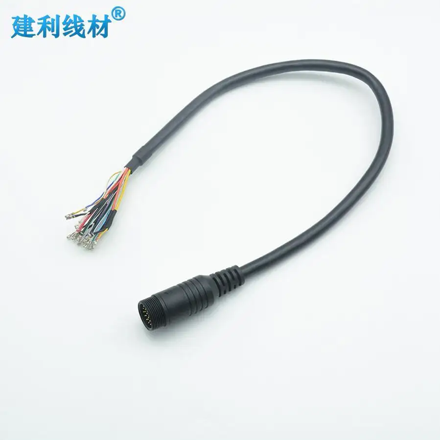 Customizable 27-Pin Multi-Channel Display PVC Jacket Tail Cable Car Monitor Output Systems Audio   Video Cables