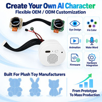 Module oculaire IA personnalisé pour mascottes de marque avec écrans dynamiques, interaction vocale, Wi-Fi, BLE, réponse émotionnelle et mémoire