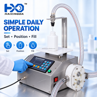Machine de remplissage numérique à pompe à engrenages, remplisseuse de bouteilles de liquide de bureau avec buse réglable en hauteur pour huile, détergent, lotion et jus