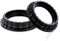 Amazon Venta caliente E26 roscado lámpara anillos negro baquelita tornillo bombillas lámpara/hembra de anillo/Adaptador anillo