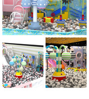 Moetry Fontaine à balles d'intérieur de haute qualité, machine à balles océaniques, machine à souffler les balles, balles en mousse pour aire de jeux, balles en tube d'air pour parc d'attractions