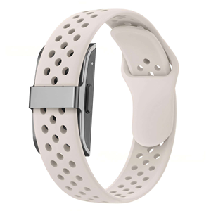 Bracelet de montre en silicone respirant et poreux, personnalisé, en gros, avec boucle intégrée, pour remplacement de bracelet de sport Hume Band - Product Image 4