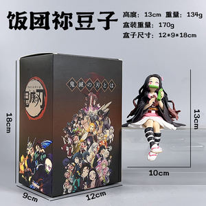14 Stili di Action Figure Demon Slayer: Nezuko, Tanjirou, Shinobu, Zenitsu, Hashibira <span class=keywords><strong>Inosuke</strong></span> che Mangiano Onigiri, Statuette Anime in PVC - Product Image 3