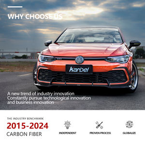 Lèvre de <span class=keywords><strong>Diffuseur</strong></span> Arrière Karbel Style KB en Fibre de Carbone Sèche Aspect Noir Brillant pour VW <span class=keywords><strong>Golf</strong></span> 8 <span class=keywords><strong>GTI</strong></span> MK8 2006-2019 - Product Image 6