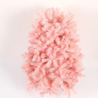 Arbre de Noël artificiel rose en PVC sur pied, origine Chine, pour intérieur, accessoires de scène, décoration de fêtes, dressing, fête de filles