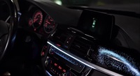 Kit de panneau de commande central en forme de U pour BMW Série 3 F30 2013-2019, éclairage ambiant intérieur LED dynamique, lampe d'ambiance