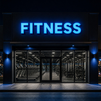 Enseigne Lumineuse Commerciale Personnalisée pour Façade de Magasin, Enseigne Murale Publicitaire LED Illuminée, Lettres 3D pour Salon – Vente en Gros