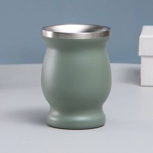 Small Curved Stainless Steel Tumbler Wholesale Bulk Pastel Color Gift Cup - Product Image 6