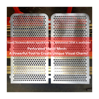 Tôle perforée en acier inoxydable 304, panneau de maille métallique carré de 48 po x 96 po, pour la ventilation et les projets de bricolage