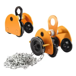 New Design Plain Hoist Wheel With Bearing For Lifting I Beam Middle Trolley