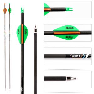 Tir à <span class=keywords><strong>l</strong></span>'arc Pur Carbone Flèche Arbre <span class=keywords><strong>L</strong></span>égère Rectitude Professionnel Compétitif Arc Classique Pointe En Acier Inoxydable <span class=keywords><strong>Archer</strong></span> Outil - Product Image 2