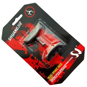 Patins de frein en V pour vélo, 1 paire de patins de frein en caoutchouc, silencieux, accessoires de vélo, plaquettes de frein arrière - Product Image 4