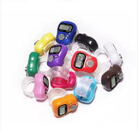 Compteur manuel multifonctionnel en plastique coloré, mini-compteur à doigt, compteur de points, vente en gros