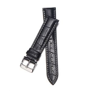Patrón de bambú de marca de cuero genuino correa de reloj de repuesto reloj bandas correa para varios reloj de <span class=keywords><strong>la</strong></span> marca - Product Image 5