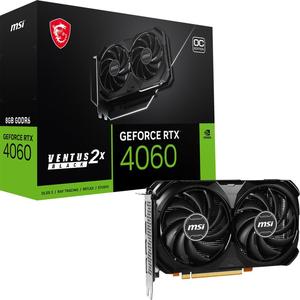 ซื้อขายออนไลน์ RTX 4060 Ventus 2X Black 8G OC GeForce RTX 4060 8gb GDRR 6 128 บิต - Product Image 1