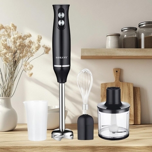 Un appareil de cuisine ménager multifonctionnel quatre-en-un qui peut être utilisé comme bâton d'agitation, batteur à œufs et hachoir à <span class=keywords><strong>viande</strong></span> - Product Image 3