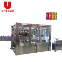 Máquina automática de sellado de latas de aluminio, maquinaria de llenado de latas, latas de Gas, té, zumo, cerveza, industria pequeña