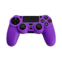 Housse de Protection Souple en Silicone Colorée pour Manette PS4
