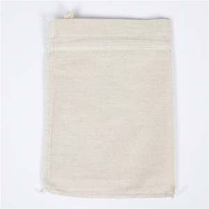 Customized Cotton Storage Drawstring Pouches 10*15cm New Year Party Wedding Gift Package Multi-Size Jewelry Shopping Crafts - Product Image 6