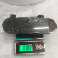 Mitigeur eau chaude et froide nickelé, ensemble de douche trois fonctions pour appartement, avec cartouche céramique, jet doux, massage et buse de surpression